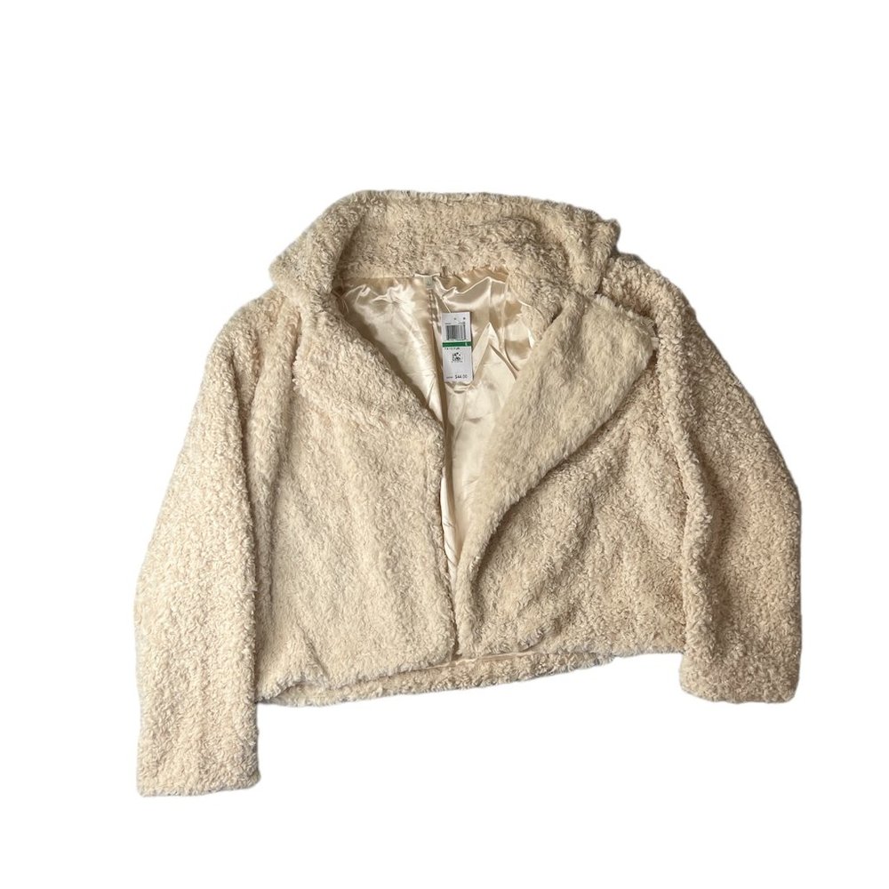 NEW!!! Self Esteem L-S Sherpa Blazer (Ivory)
